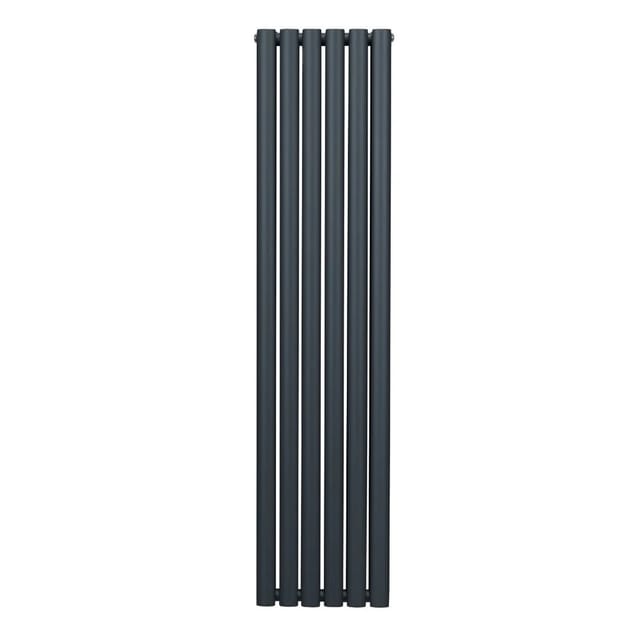Monstershop Oval Röhrenheizkörper 1600mm x 360mm Anthrazitgrau