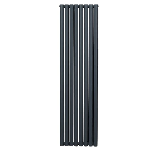 Monstershop Oval Röhrenheizkörper 1800mm x 480mm Anthrazitgrau