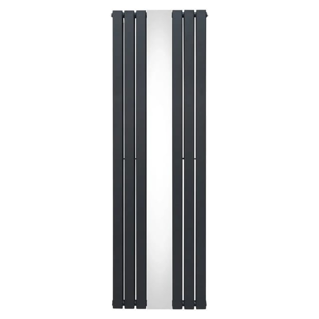 Monstershop Heizkörper mit Spiegel 1800mm x 565mm Anthrazitgrau