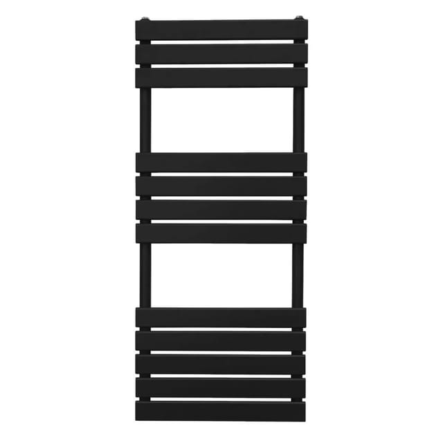 Monstershop Flachheizkörper für Handtücher 1200mm x 450mm Schwarz