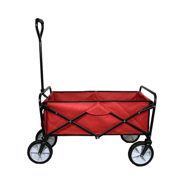 Monstershop Faltbarer Gartenwagen Rot