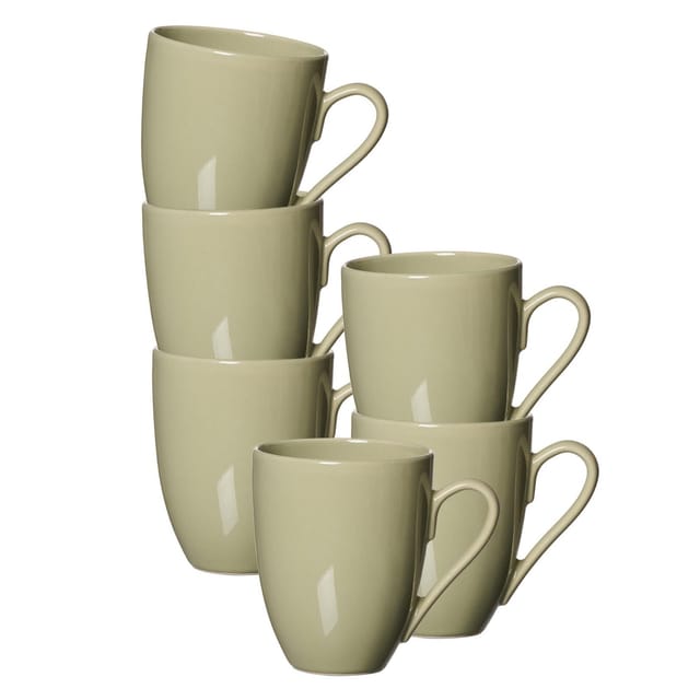 Ritzenhoff & Breker Cecina Kaffeebecher 320 ml 6er Set Grün