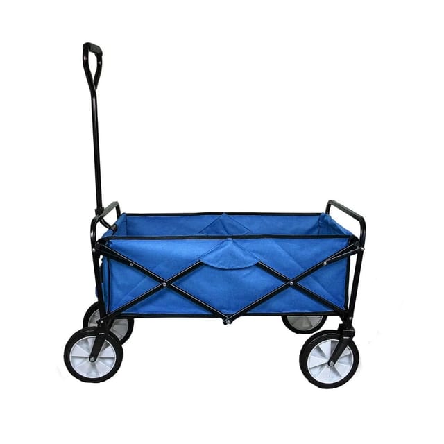 Monstershop Faltbarer Gartenwagen Blau
