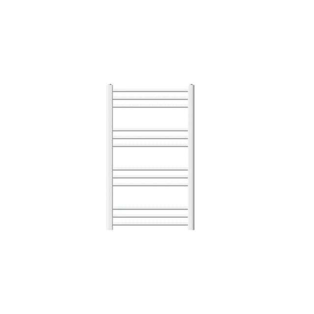 LuxeBath Badheizkörper 60 x 80 cm Weiß Gerade Heizkörper mit Seitenanschluss