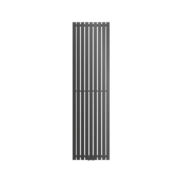 LuxeBath Stella Design Paneelheizkörper 480x1800 mm Anthrazit Thermostat Eck