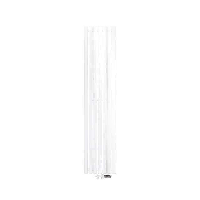 LuxeBath Design Paneelheizkörper Stella 370x1800 mm Weiß mit Thermostat Boden