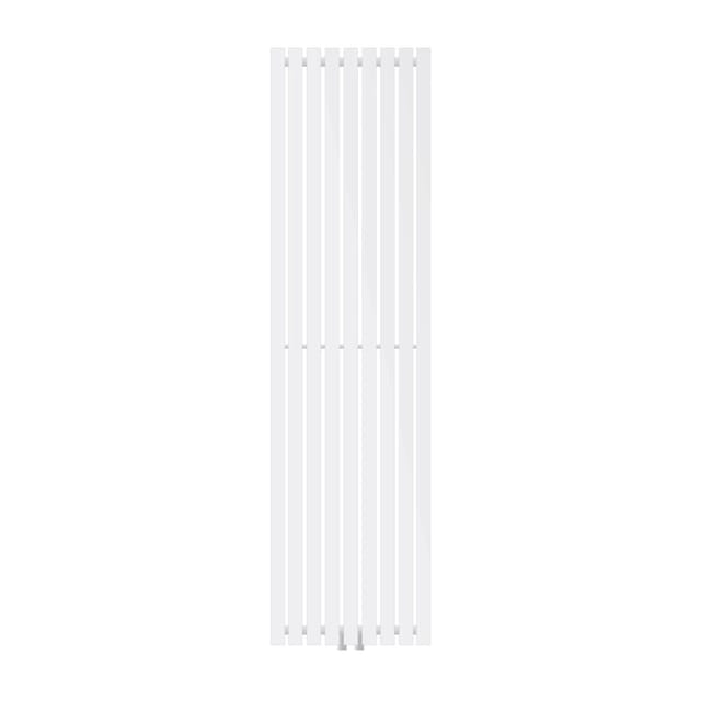 LuxeBath Designheizkörper Stella 1800 x 480 mm Weiß mit Mittelanschluss Einlagig