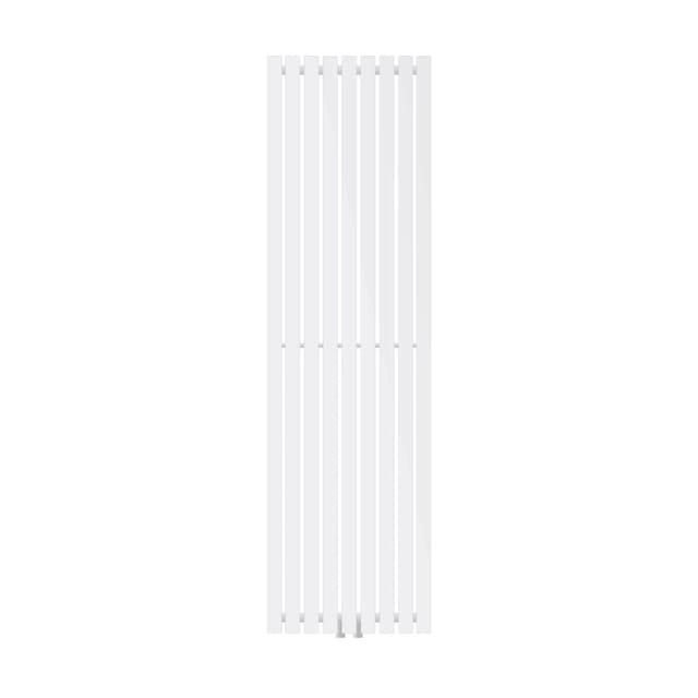 LuxeBath Designheizkörper Stella 1600 x 480 mm Weiß Mittelanschluss Einlagig