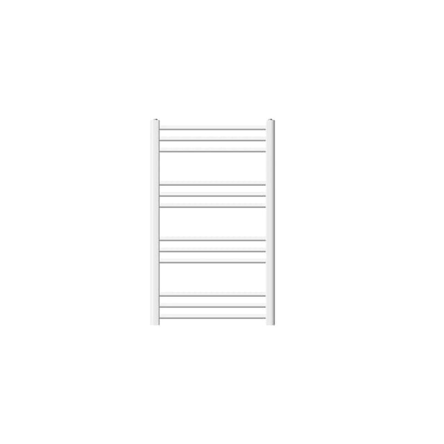 LuxeBath Badheizkörper Sahara 600x800 mm Weiß Gerade mit Seitenanschluss