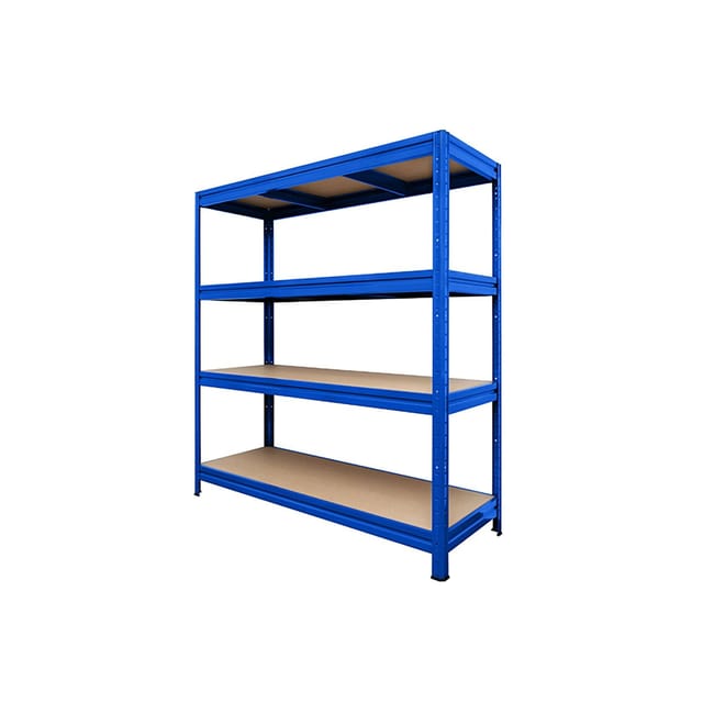 KARAT Weitspannregal Schwerlastregal Blau Traglast 1400 kg 200 x 180 x 60 cm
