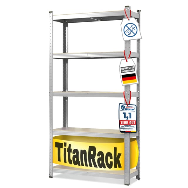 KARAT Schwerlastregal Verzinkt Traglast 1250 kg 220 x 120 x 60 cm
