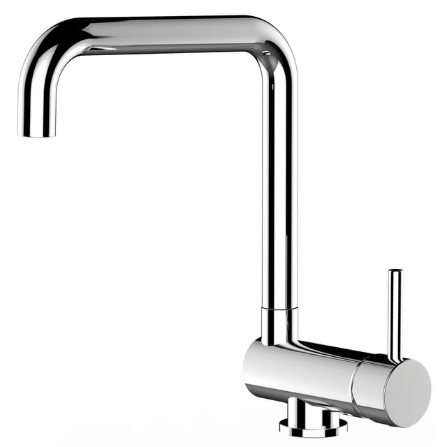 VIZIO NIEDERDRUCK Wasserhahn Vorfenster Küchenarmatur Umklappbar 6 CM mit 360° Schwenkbarem N Auslauf Verchromt