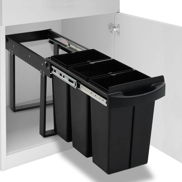 vidaXL Abfüllbehälter für Küchenschrank Ausziehbar Sofü-Close 36 L 664471