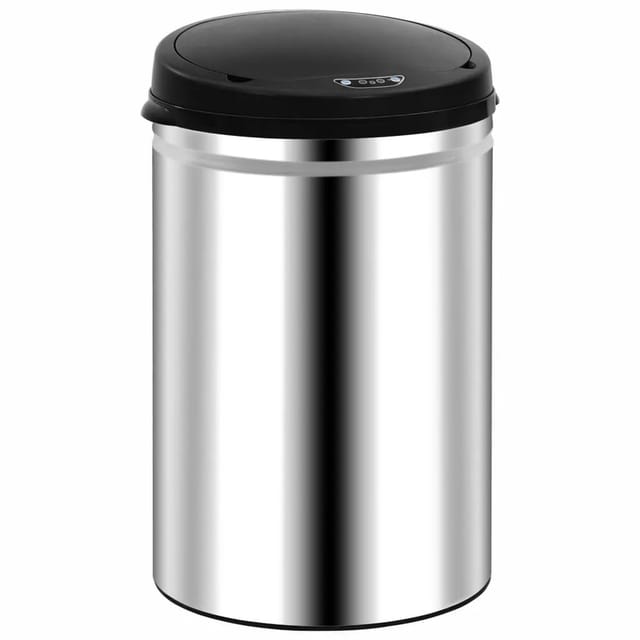 vidaXL Automatischer Sensor-Mülleimer 30 L Edelstahl 649738