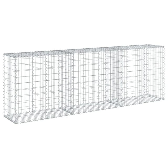 vidaXL Gabione mit Deckel 300x50x100 cm Eisen 2157949