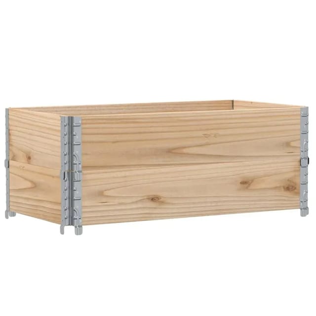 vidaXL Pflanzkisten 100x50 cm Massivholz Kiefer 2154438