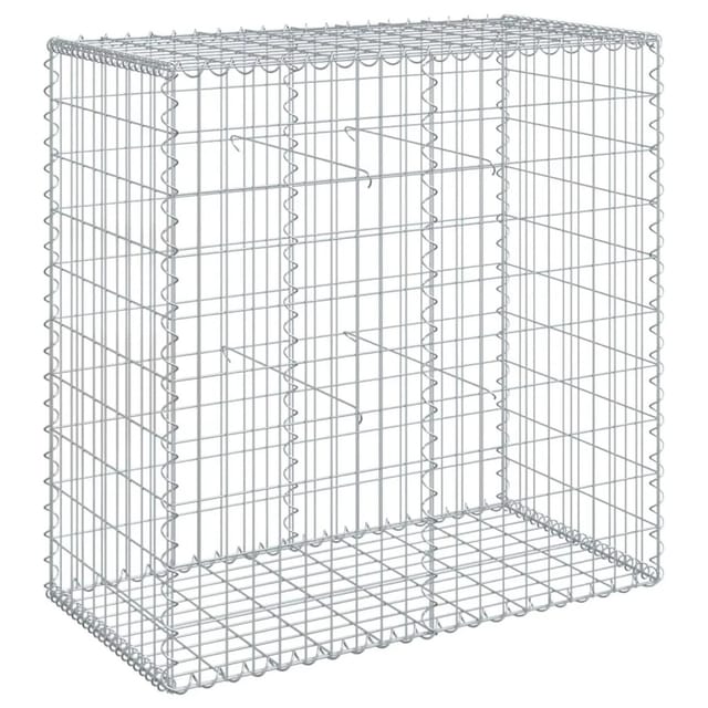 vidaXL Gabione mit Deckel 100x50x100 cm Eisen 2144913