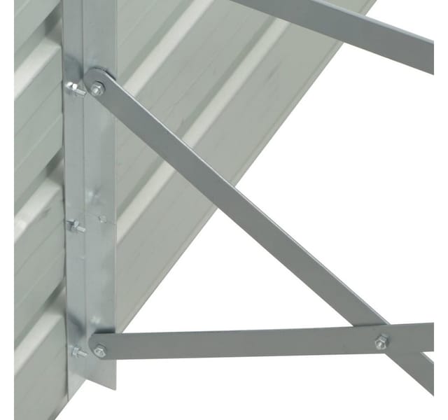 vidaXL Garten-Hochbeet Stahl 320x40x45 cm Anthrazit 661669