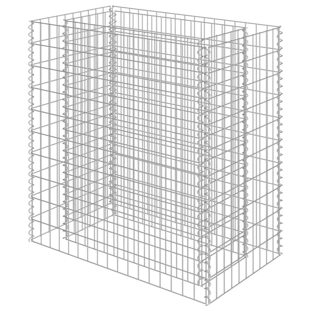 vidaXL Gabionen-Hochbeet Stahl 90x50x100 cm 595145