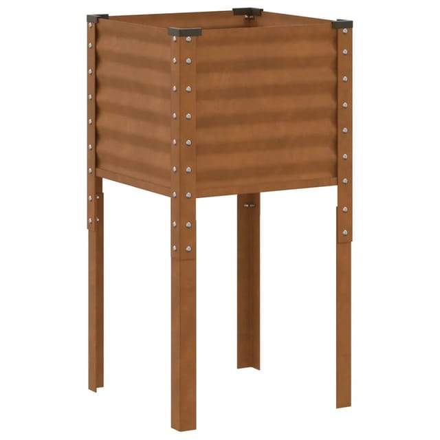 vidaXL Pflanzkübel 45x45x88 cm Cortenstahl 2159666