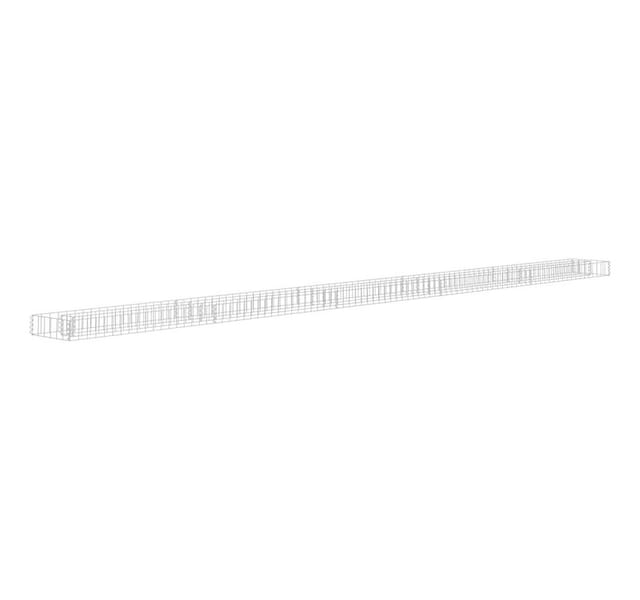 vidaXL Gabionen-Hochbeet Stahl 450x30x10 cm 784675