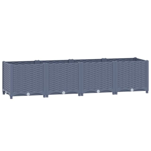 vidaXL Hochbeet 160x40x38 cm Polypropylen 643924