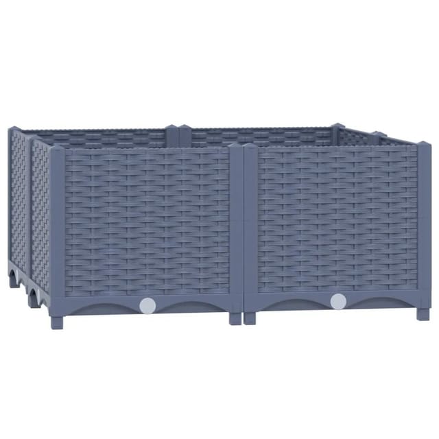 vidaXL Hochbeet 80x80x38 cm Polypropylen 643931