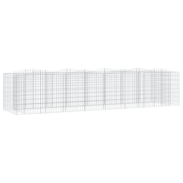 vidaXL Gabionen-Hochbeet mit Hochbogen 400x100x100 cm Eisen 1629609