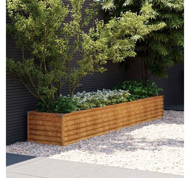 vidaXL Hochbeet 291x50x36 cm Cortenstahl 1846371