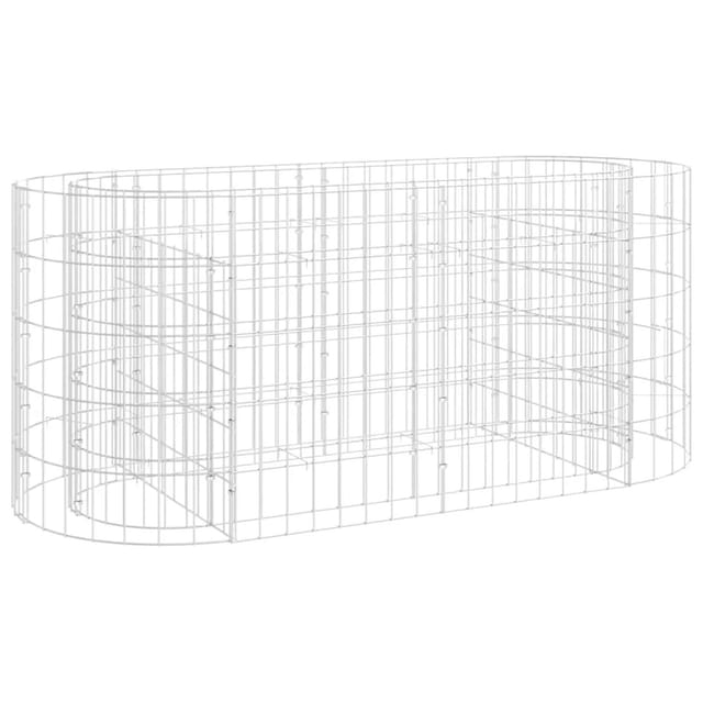vidaXL Gabionen-Hochbeet Eisen 120x50x50 cm 1038730