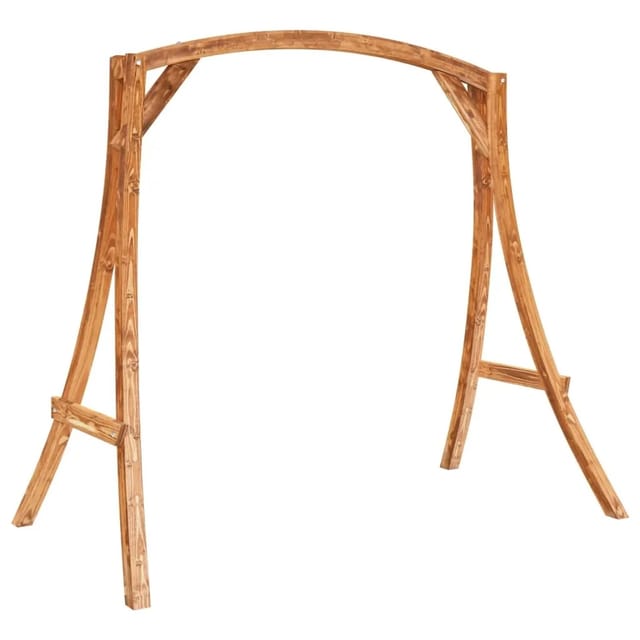 vidaXL Schaukelgestell Bugholz Massiv mit Teak-Finish 646058