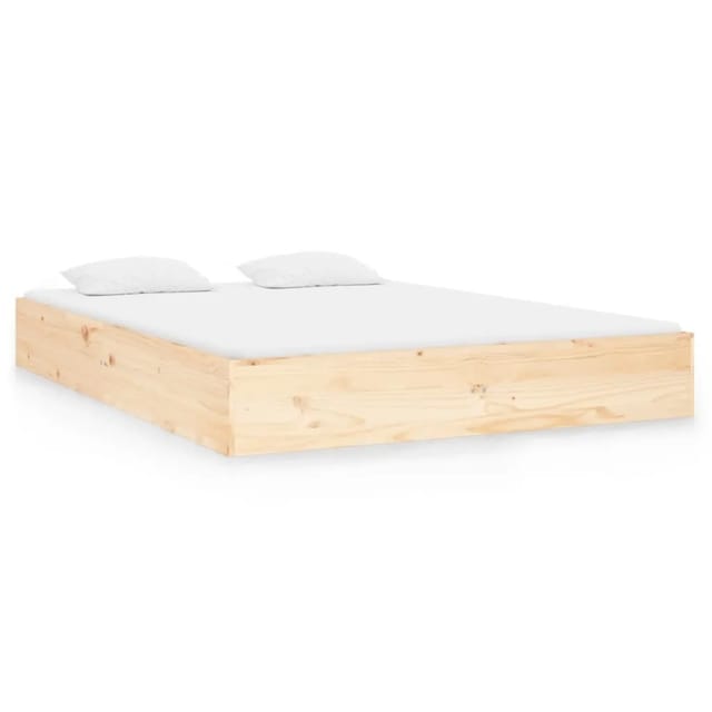 vidaXL Massivholzbett 140x190 cm1279673