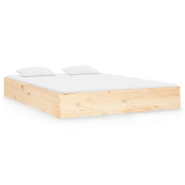 vidaXL Massivholzbett 120x190 cm 4FT Small Double1279663