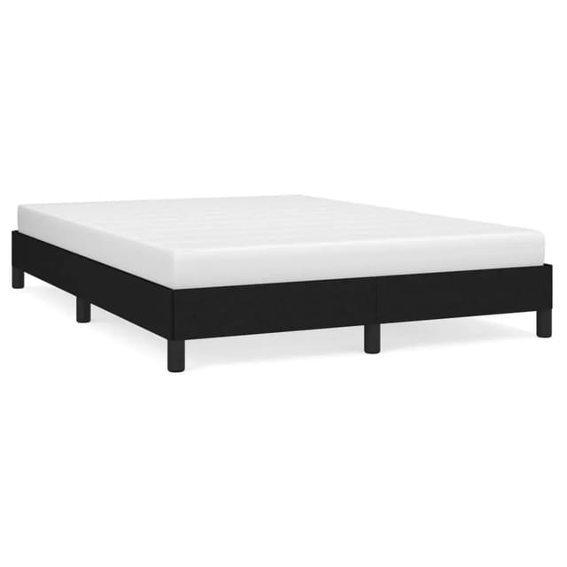 vidaXL Bettgestell Schwarz 140x190 cm Stoff Modell 21347630