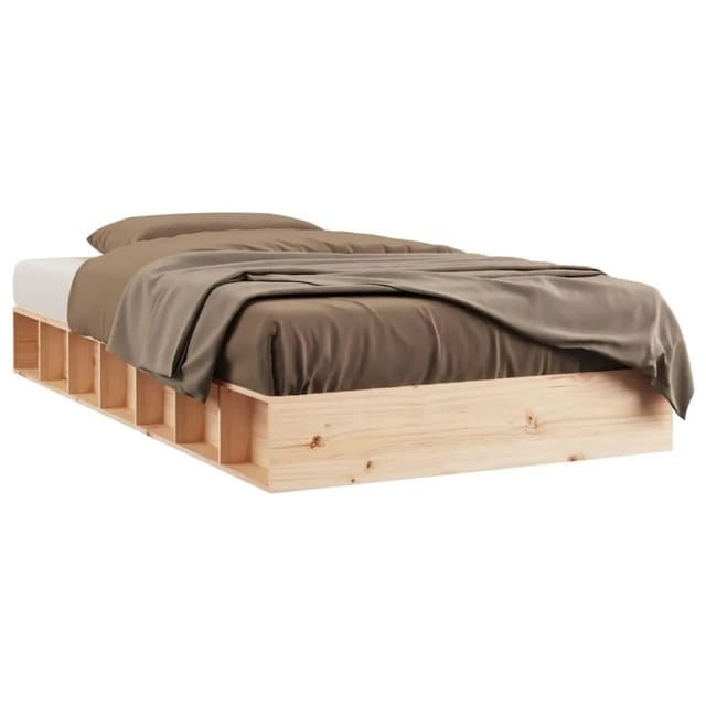 vidaXL Massivholzbett 90x200 cm1280203