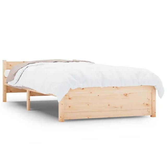 vidaXL Massivholzbett 90x200 cm1273968