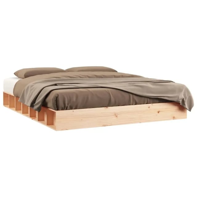 vidaXL Massivholzbett 160x200 cm1280178