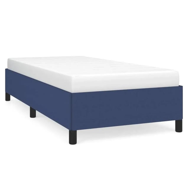 vidaXL Bettgestell Blau 80x200 cm Stoff Modell 41346896