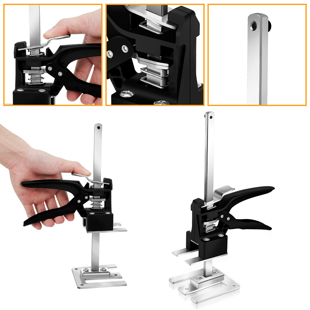 Tolletour Handwerkzeugheber Arm Plattenheber Arbeitssparender Multifunktionsheber Höhenverstellung Hebevorrichtung Bis 240kg 2x