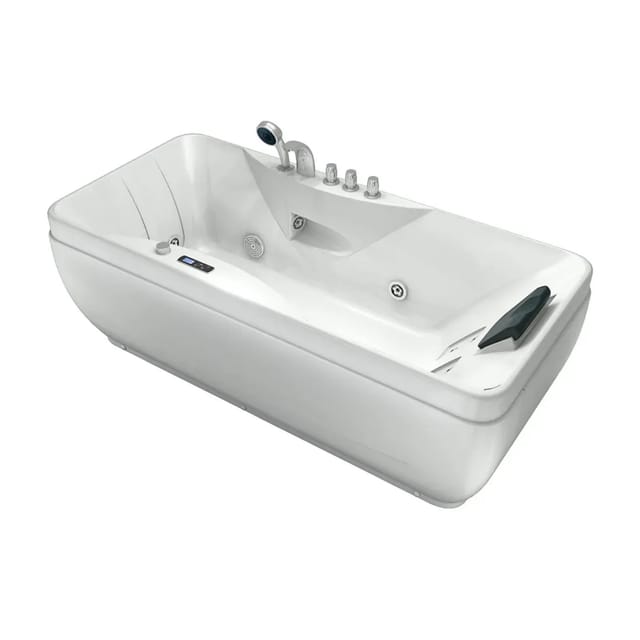 AcquaVapore Whirlpool Pool Badewanne Wanne W49-TH-PR 170x80 mit Farblichtherapie