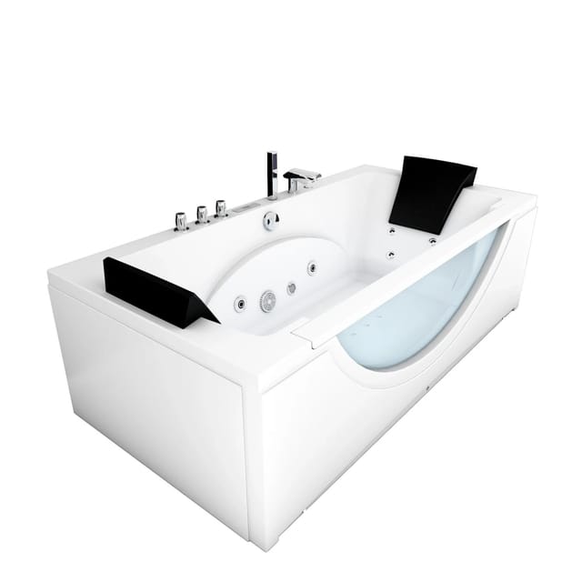 AcquaVapore Whirlpool Pool Badewanne Eckwanne Wanne W81H-C-SC 180x90
