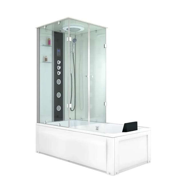 AcquaVapore Whirlpool Dusche Kombination K05-R03-WP-EC Duschtempel 90x180