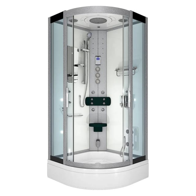 AcquaVapore Dampfdusche Duschtempel Sauna Dusche Duschkabine D46-50T3-EC 90x90