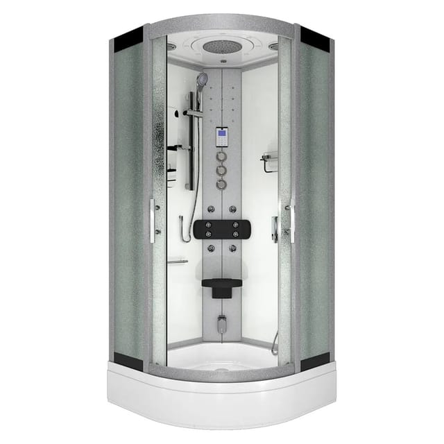 AcquaVapore Dampfdusche Duschtempel Sauna Dusche Duschkabine D46-60M3 100x100