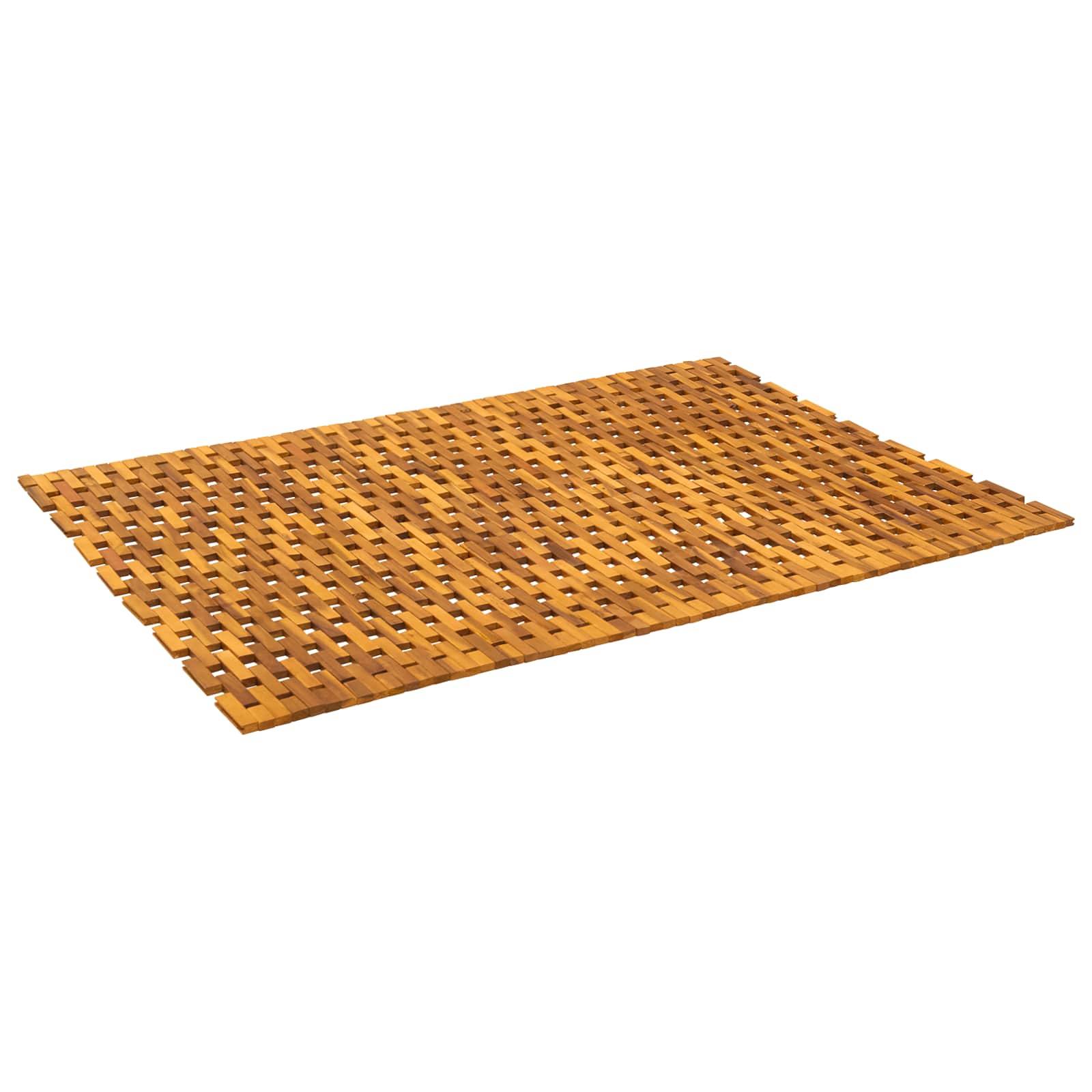 Badematten Natur 95 X 140 Cm Massivholz Akazie Vidaxl