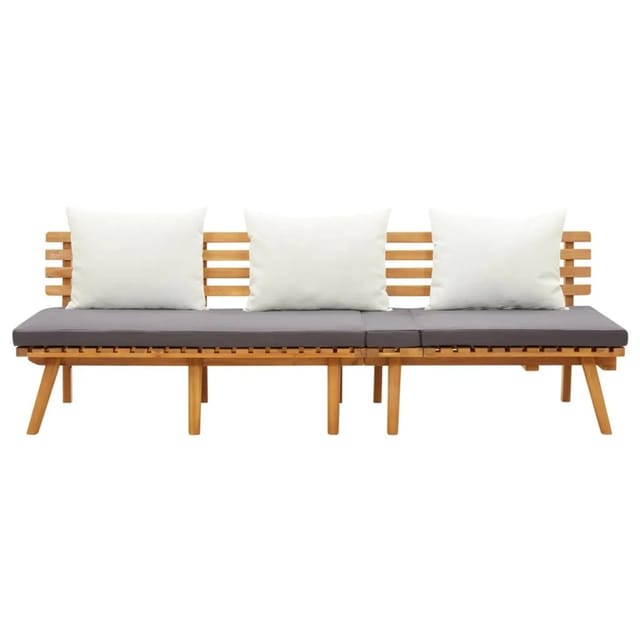 vidaXL Garten-Tagesbett 200x65 cm Akazie Massivholz926996