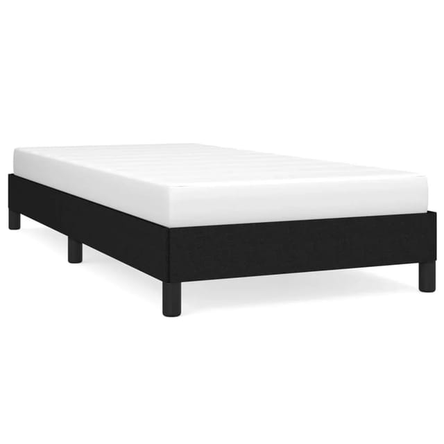 vidaXL Bettgestell Schwarz 90x200 cm Stoff Modell 11348304