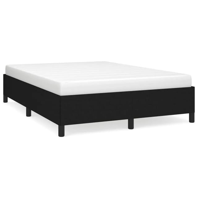 vidaXL Bettgestell Schwarz 140x190 cm Stoff Modell 41357161