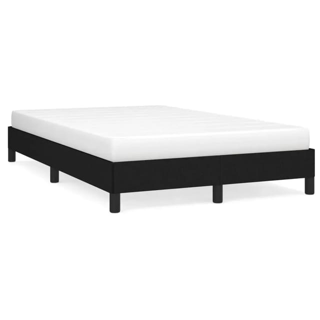 vidaXL Bettgestell Schwarz 120x200 cm Stoff Modell 31367281
