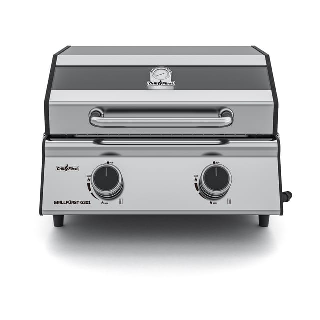 Grillfürst G201E Gasgrill mit 2 Brennern Ideal für unterwegs